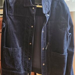 Banana Republic Men Dark Blue Jean Jacket